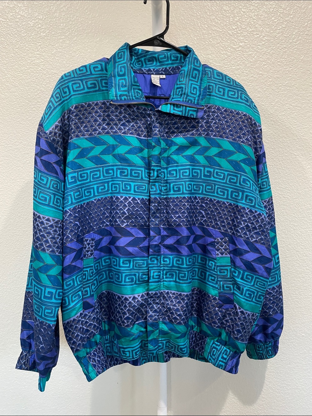 Vintage Silk FUDA International Bomber Jacket Large